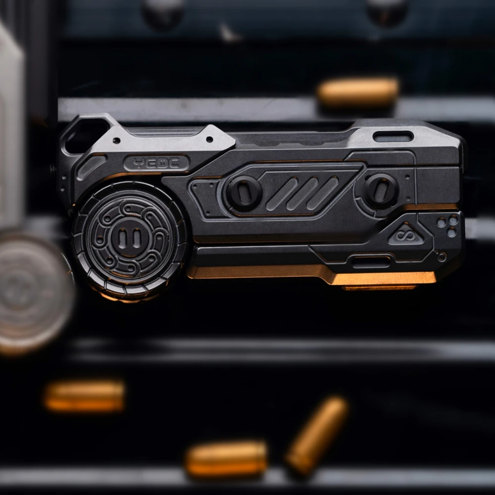 

YEDC MT99 Fidget Slider Composite Toys Stress Relief Toy Special Material Push Slider Fidget Toys Adults Metal Original Design