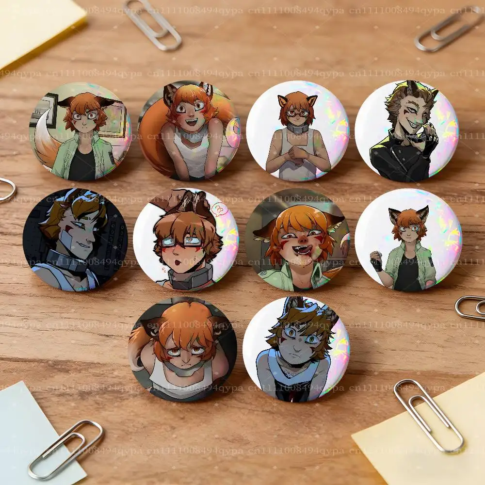 Ren Hana BTD2 YKMET Pins for Backpacks Funny Pins Acrylic Y2K Aesthetic Pin Cute Bag Lapel Brooch Clip Badges Accessories