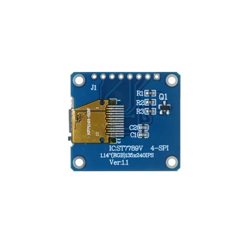 1.14 Inch TFT LCD Display ST7789 SPI Interface 135x240 Resolution Color Screen - Narrow Bar Type Small Screen Module