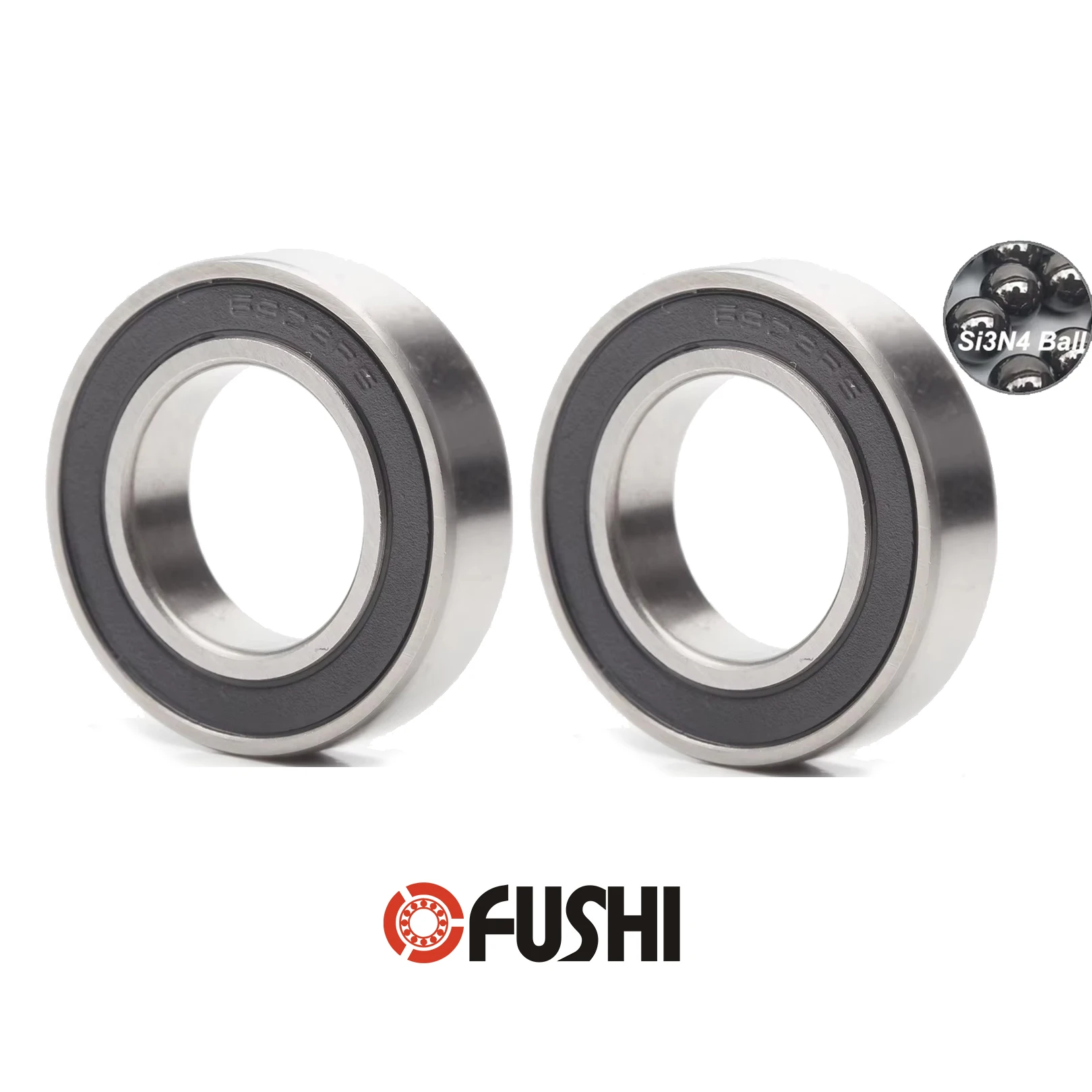 

2PCS Hybrid Ceramic Bearing 6900RS 6901RS 6902RS 6903RS Stainless Steel Bicycle Bottom Brackets & Spares Si3N4 Ball Bearings