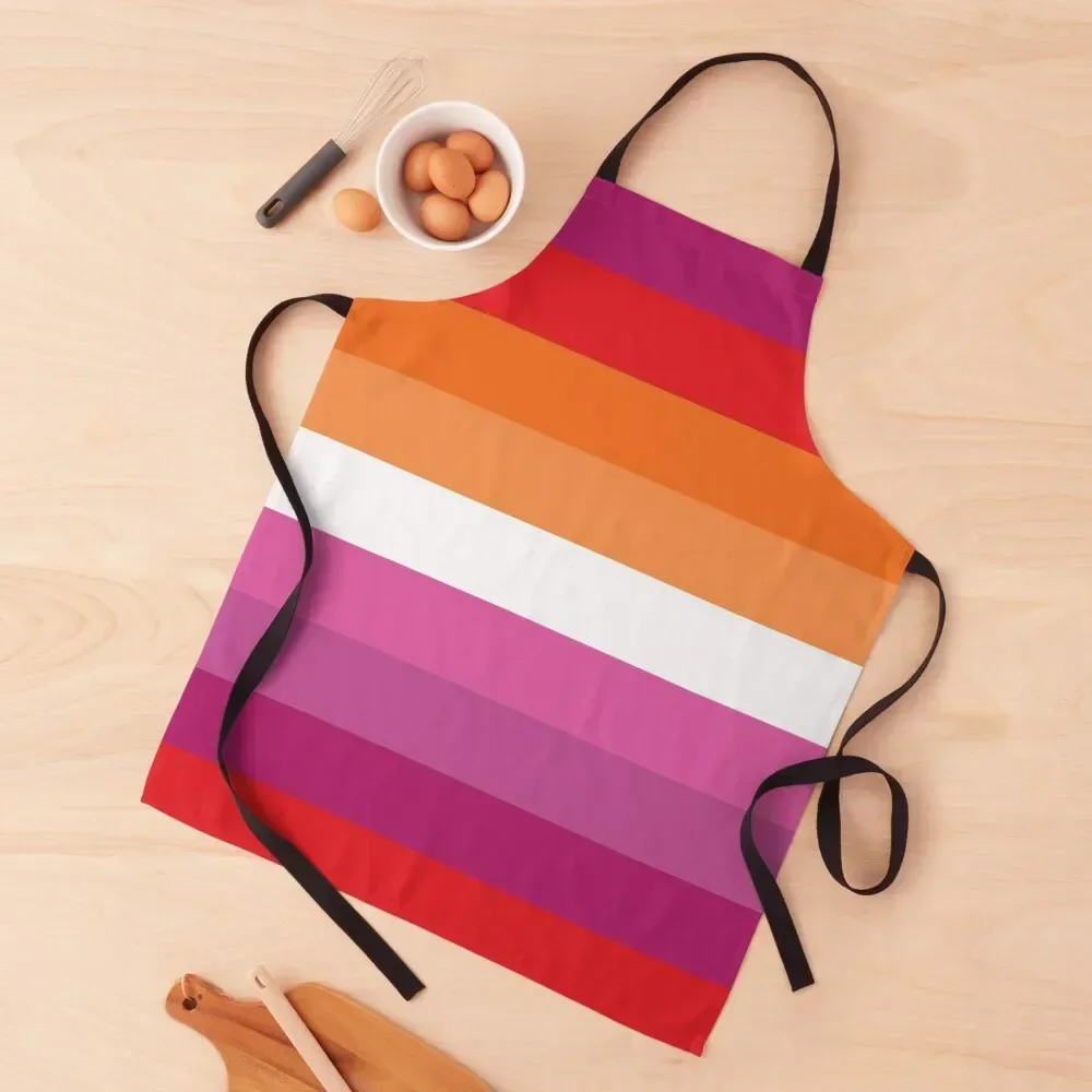 

Lesbian Pride Flag Apron kitchen utensil Cooking Clothes Apron