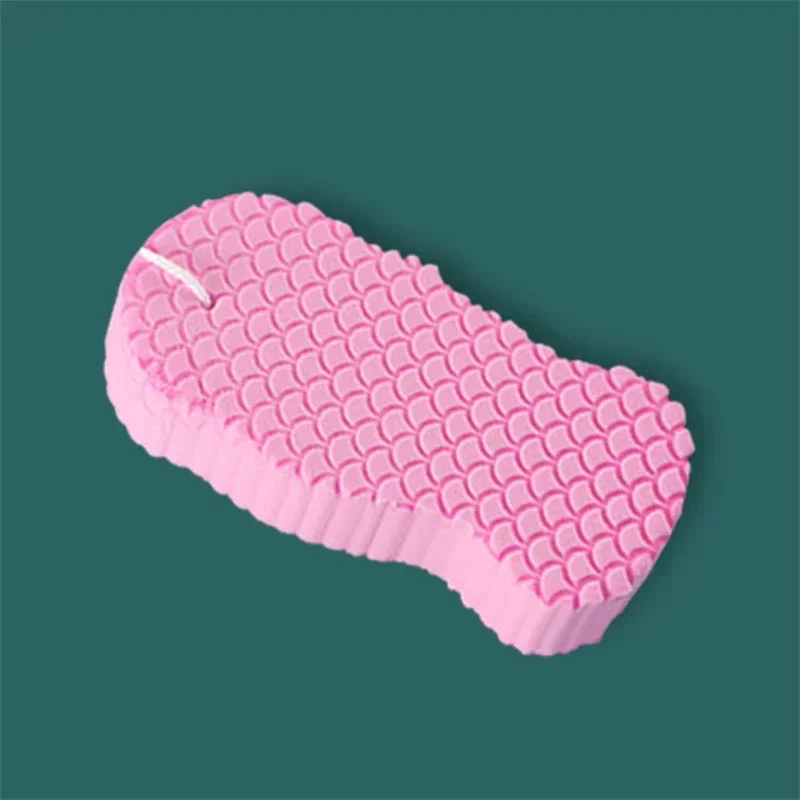 Soft Bath Sponge Brush Exfoliating Dead Skin Sponge Massager Cleaning Shower Brushes Peeling Fish Scale Sponge Rub