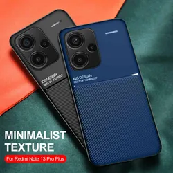 Etui Redmy Note 13Pro 5G Uchwyt samochodowy Magnetyczny pokrowiec na telefon do Xiaomi Redmi Note 13 Pro Plus Note 13 5G Miękka silikonowa obudowa telefonu