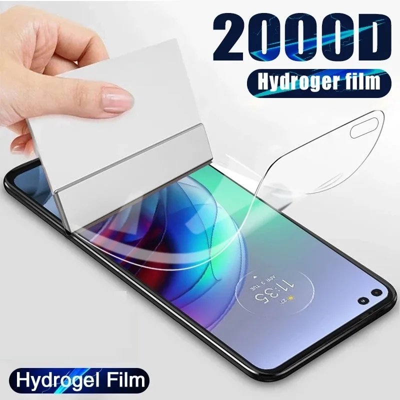 Hydrogel Film For Moto E22 E32 E20 E30 E40 E7 Power G Power 2022 G Pure G Play 2021 Moto G Stylus 5G 2022 Screen Protector