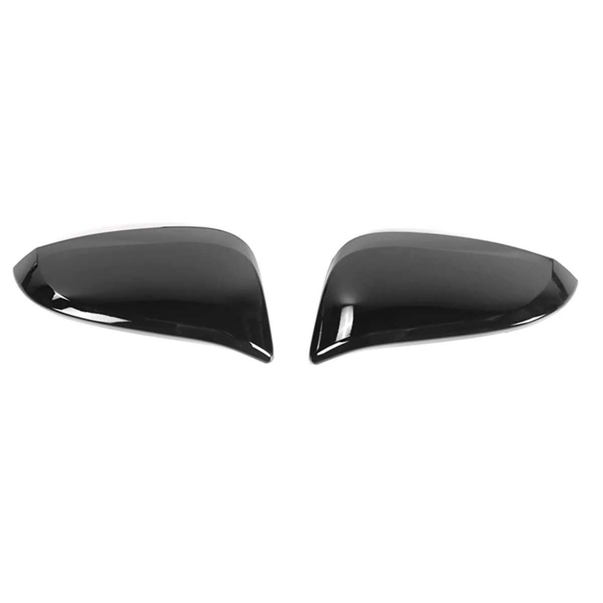 2Pcs Rearview Mirror Cover Side Door Wing Housing Cap for Toyota 4Runner 2017-2020 RAV4 Highlander 2014-2019