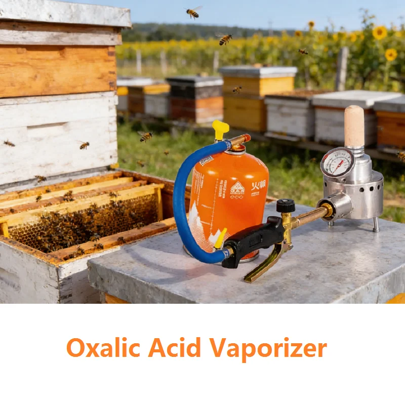 Bee Vaporizer Oxalic Acid Evaporator Propane Oxalic Acid Vaporizer Sublimator Bee Fogger Varroa Mites Treatment Beekeeping Tools