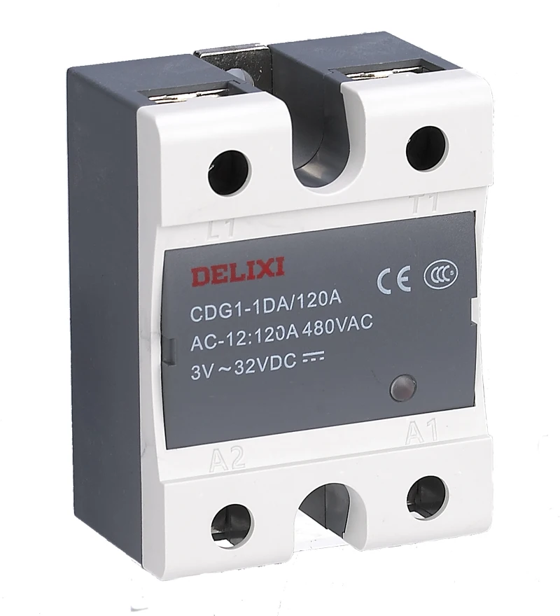 Delixi solid state relay SSR single-phase DC control AC 10A25A40A60A80A CDG11DA120A