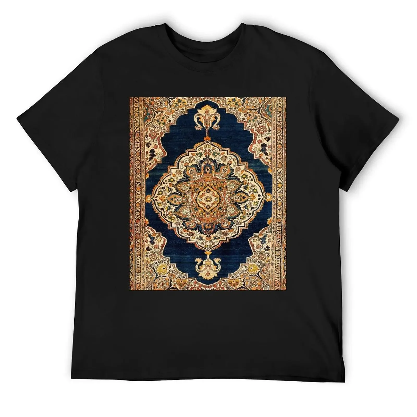 

Tabriz Azerbaijan Northwest Persian Rug Print T-Shirt anime tshirt blue archive compression shirt men