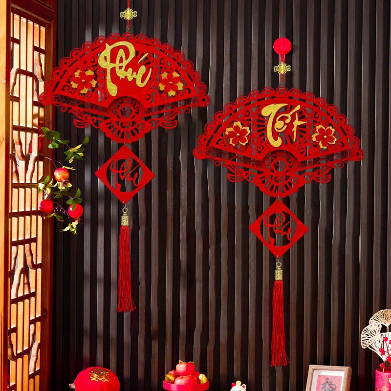 Vietnamese New Year Hanging Pendants With Tassel Window Door Party Hanging Ornament 2026 Spring Festival Home Decor Accessories - Image 5