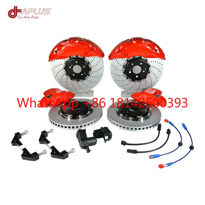 Custom 6 Pot Big Brake Caliper Kit 380/390/400/410MM Disc Brake System Wheel Upgrade for Passenger Cars
