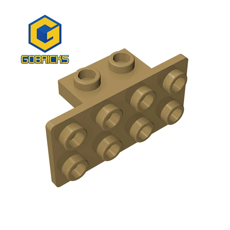 Gobricks 10Pcs MOC Parts 93274 21731 Bracket 1 x 2 - 2 x 4 Compatible Bricks Assmble Building Blocks Particle Puzzle Toy Gift