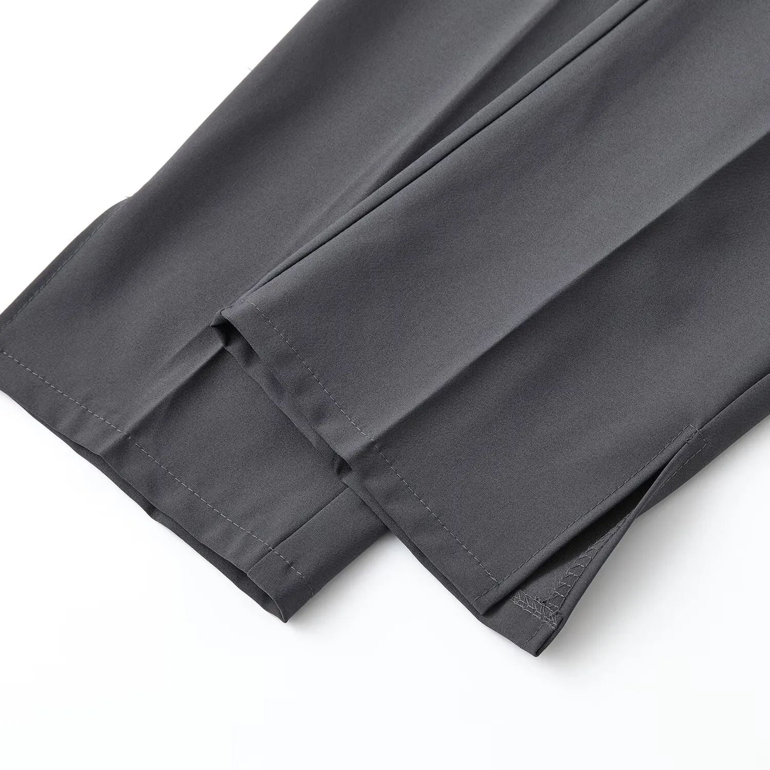 Herbsthosen für Herren, lockere Freizeithosen mit guter Drapierung, bodenlange Hosen, koreanischer Stil, trendige gerade Anzughosen. – Detail 6