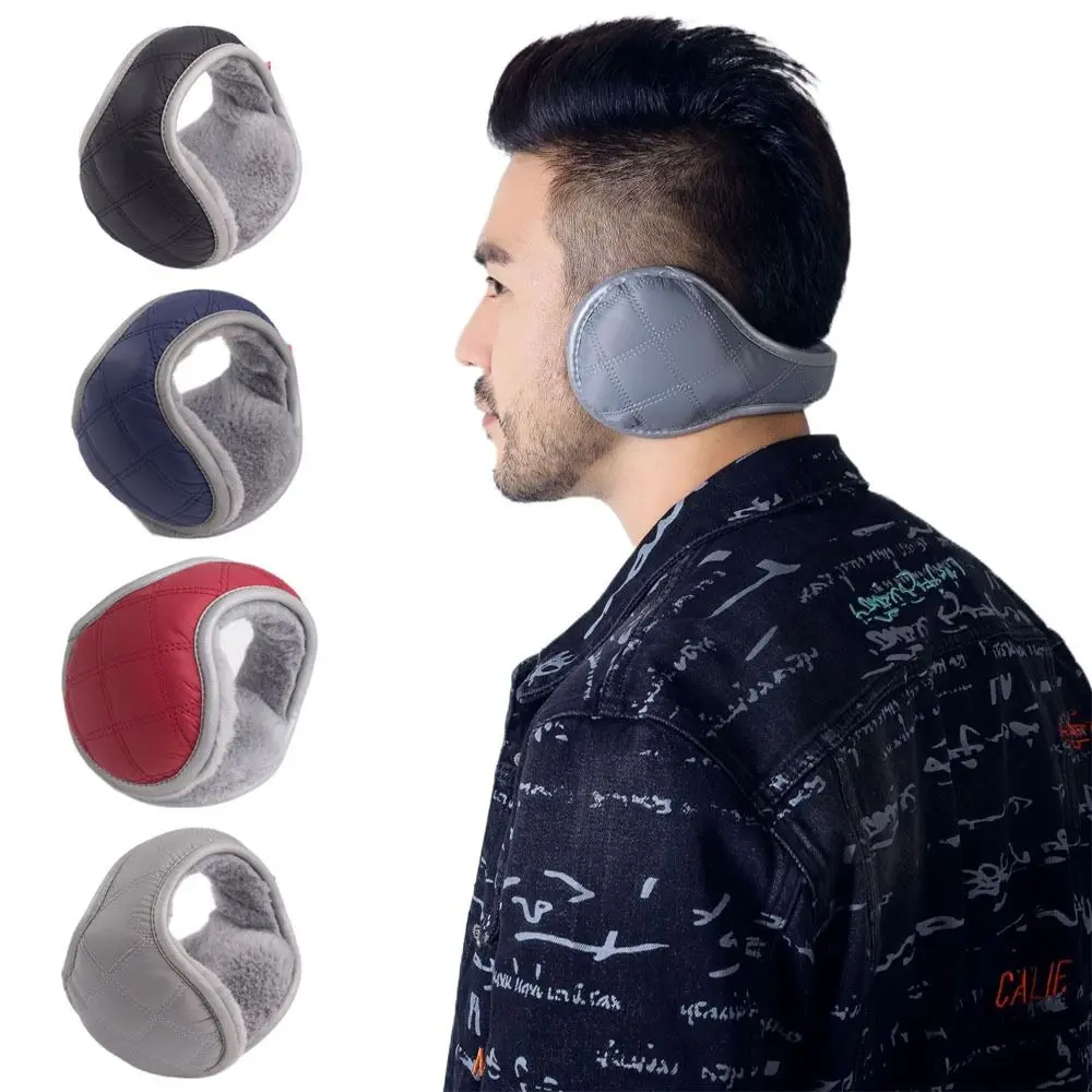 Fashion Portable Plush Earmuffs Cold Protection Windproof Down Earmuffs Waterproof Ear Wraps