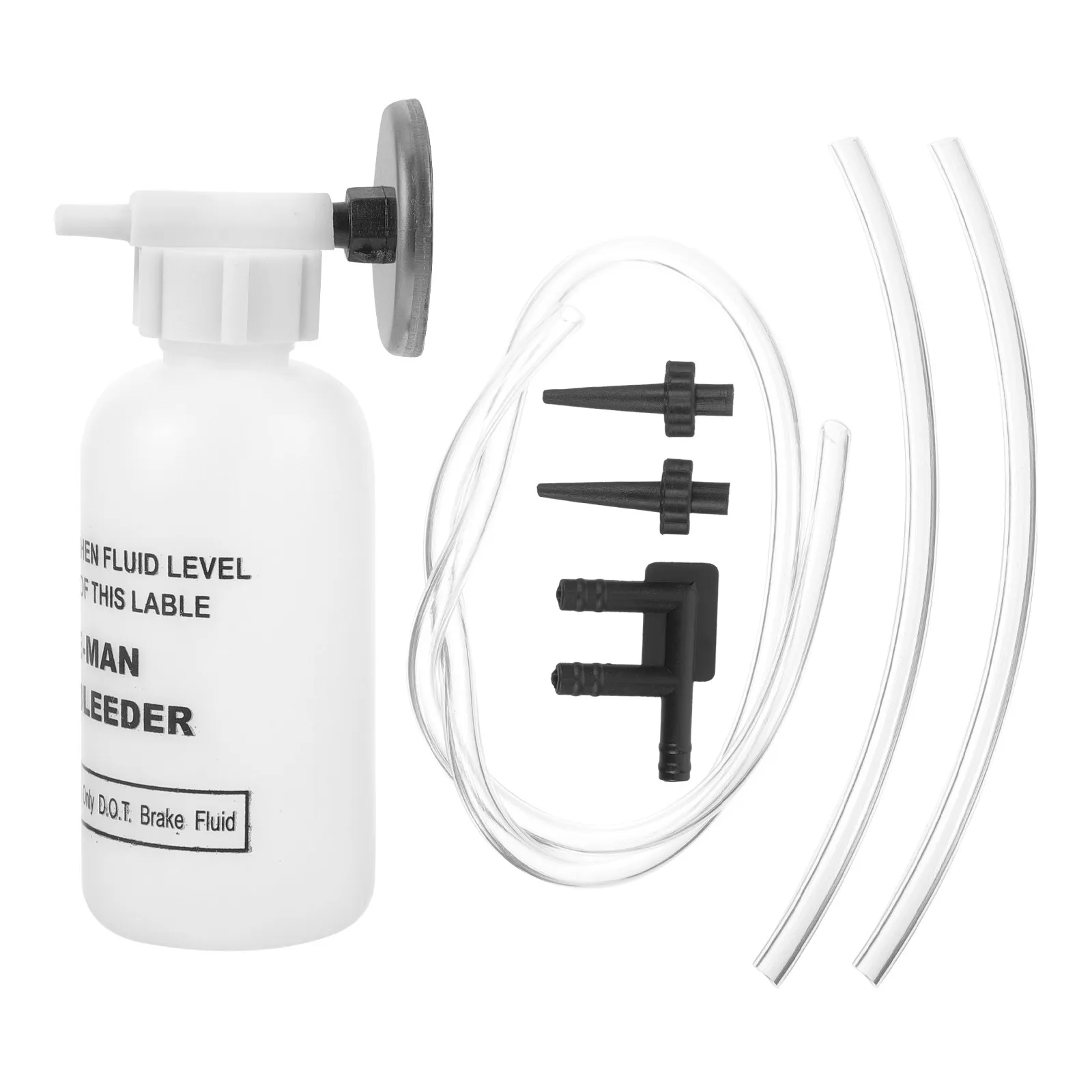 1Set Brake Oil Replacement Machine Automotive Brake Bleeding Bottle Set Compact Mess-Free Design for Drainage