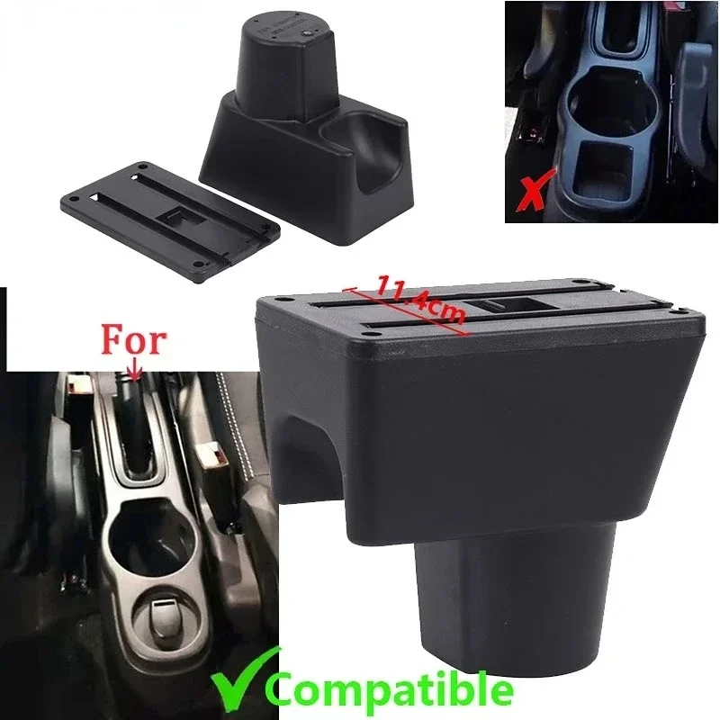 NEW For Renault Duster Armrest Nissan Terrano 3 Renault oroc Car Armrest box Retrofit Storage box car accessories Interior USB