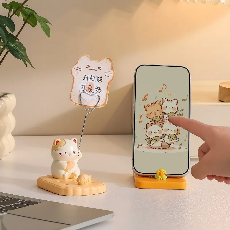 Versatile Desktop Postcard Note Holder Stand Phone Rack Ornament Photo Clip Decoration for Office Home Desk Organizer Storage