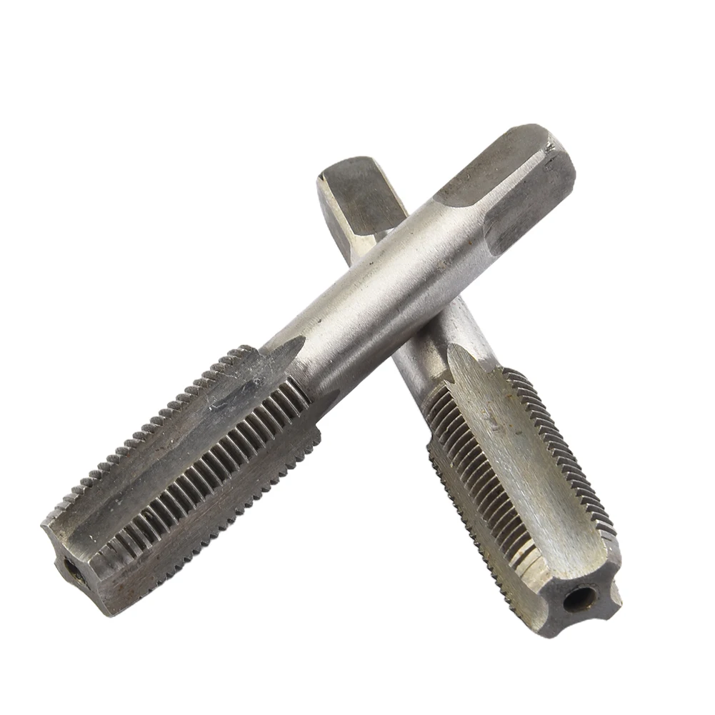 2Pcs HSS 14mm X 1.25 Metric Taper & Plug Tap Right Hand Thread M14 X 1.25mm Pitch High Speed Steel M14 Threads 80mm Taps