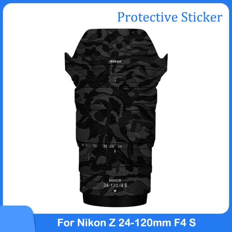 Наклейка на объектив камеры Nikon Z 24-120 мм F4 S, виниловая пленка, защитная пленка от царапин Z24-120 24-120 F/4 F4S F/4S
