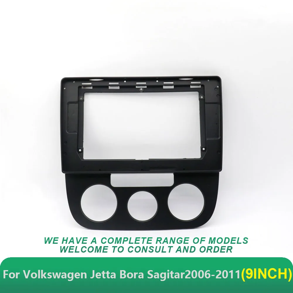 10 Inch Car Frame Fascia Adapter Canbus Box Android Radio Dash Fitting Panel Kit For Volkswagen Jetta Bora Sagitar Gold Vento