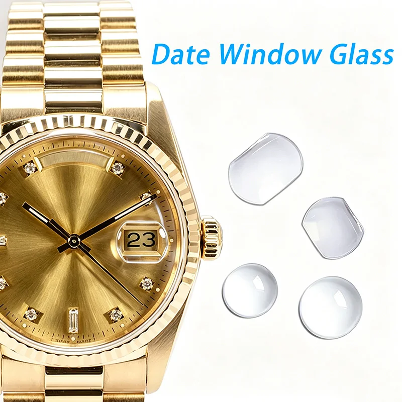 

Date Window Glass Sapphire Glass Square Length 3.5MM-7MM Round Dia 5.5MM For Watch Crystal Glass Date Window Magnifying Glass