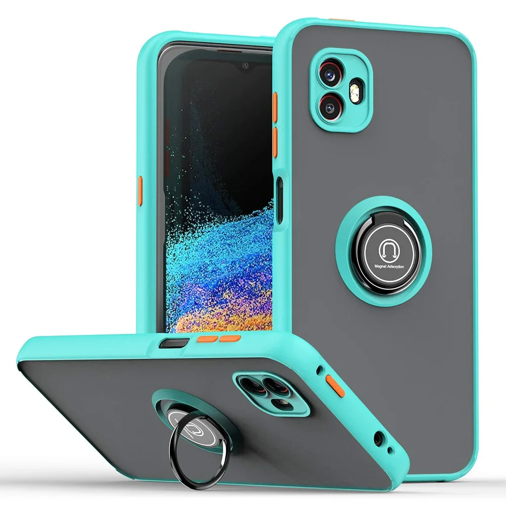 Rüstung matt Fall für Samsung Galaxy Xcover 7 Xocver 6 Pro Cover Ring Magnet halter Stand stoßfest Coque Fundas – Detail 13