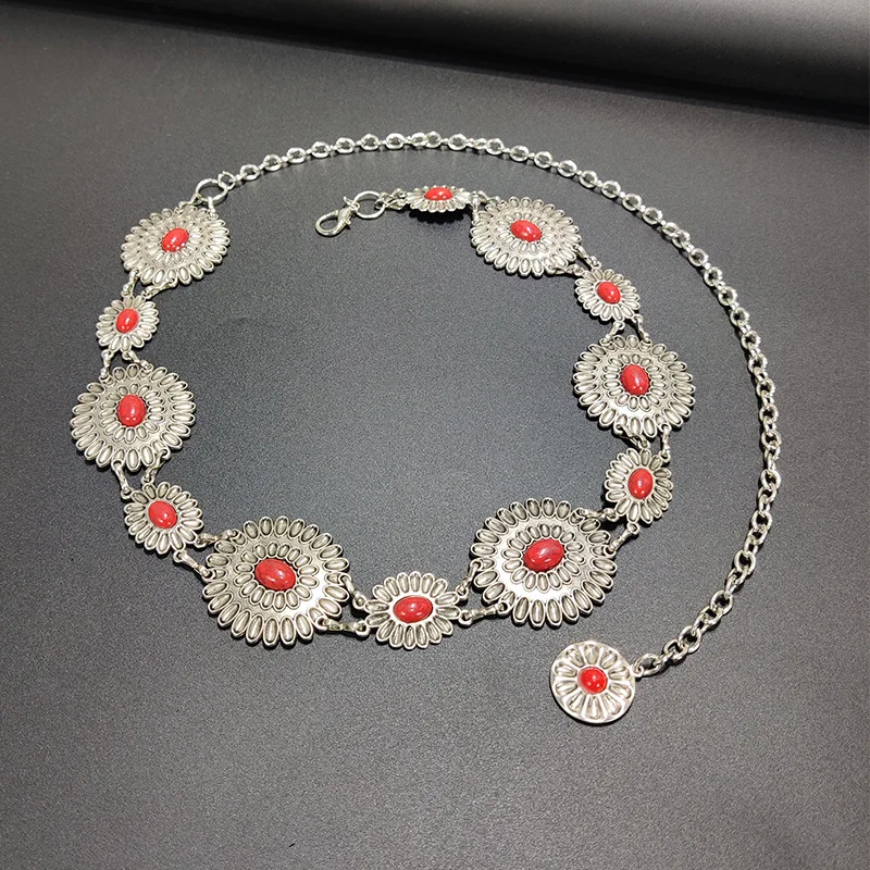 Turquoise Waist Chain Women Waist Chain Conch Chain Belt Belly Chain For Dress