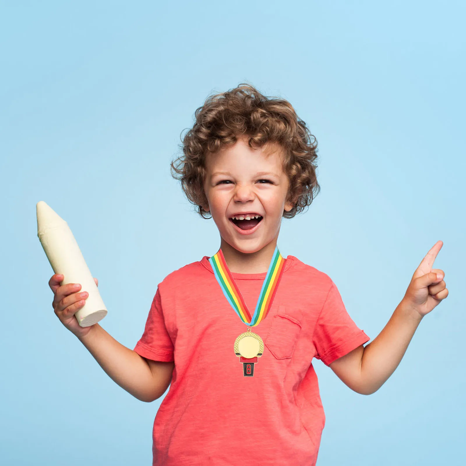 

Creative Kids Medal Contest Reward Zinc Alloy Hanging Medals for Singing Competition Party Award Prizes Decor Medal Prize