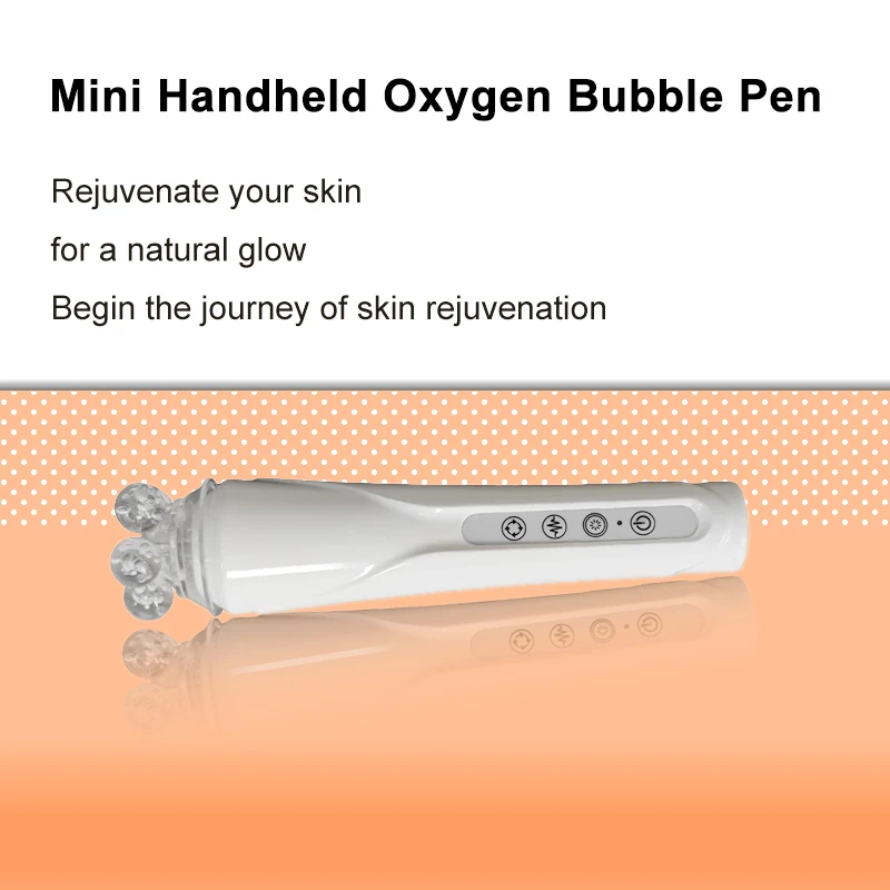 

Mini Handheld Oxygen Bubble Pen Facial Roller Massage Skin Tightening Machine Portable Oxygenation Facial Care Device