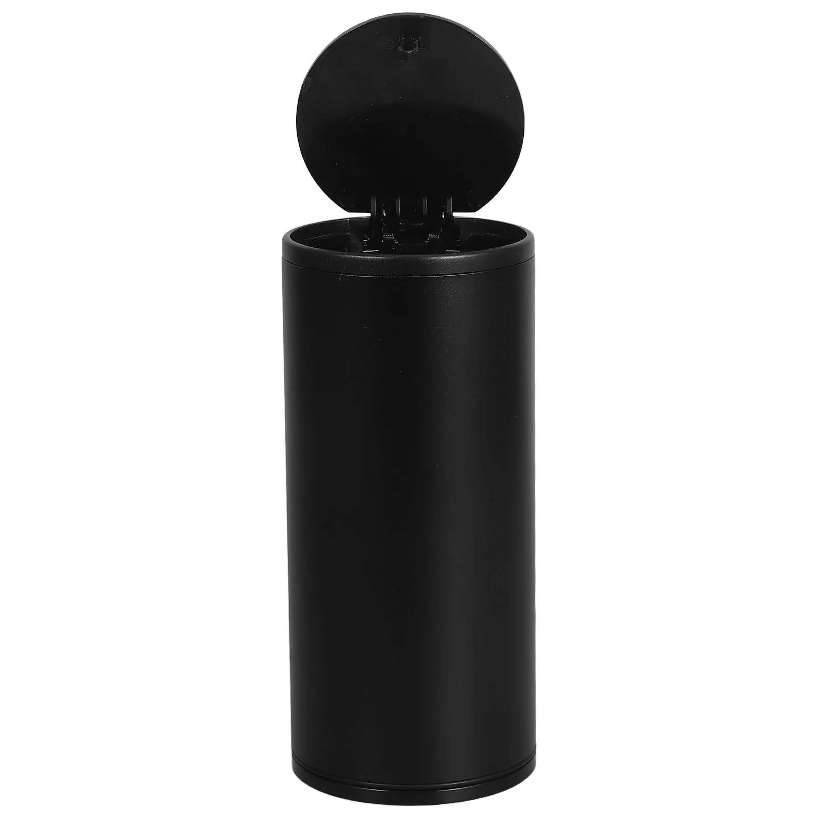 

Car Trash Can Press to Open Compact Black Vehicle Garbage Bin Tissue Holder Detachable System for Car Bin