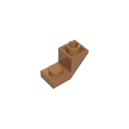 Gobricks GDS-90319 슬로프, 반전 45 2 x 1, 2/3 컷아웃 레고 2310 어린이 DIY 빌딩 블록 기술과 호환 가능