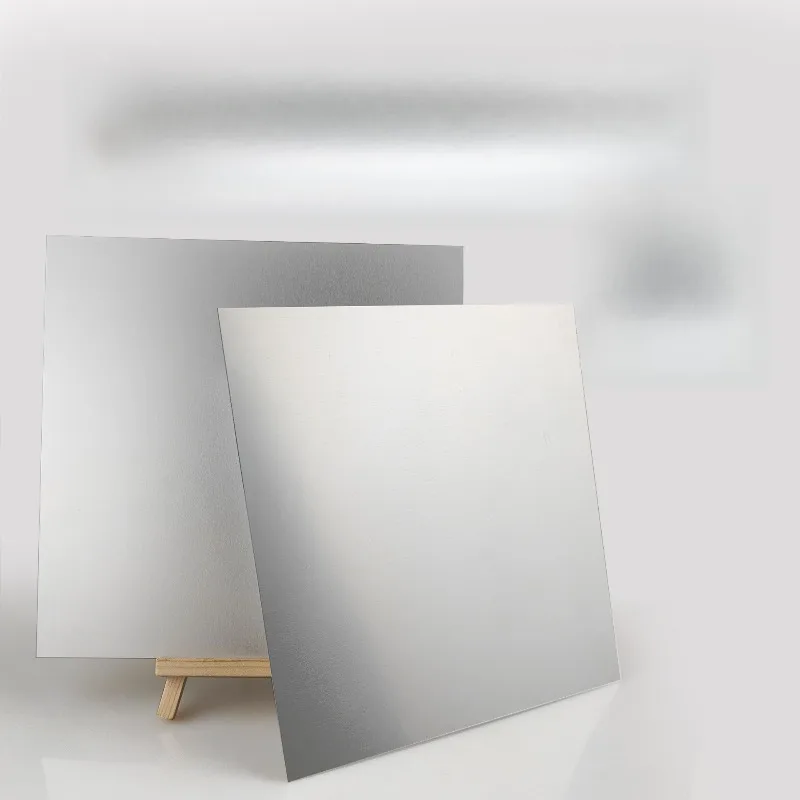 5-2mm 5052 Aluminum Sheet Silver Brushed Anodized Plate 100x100-300x300mm