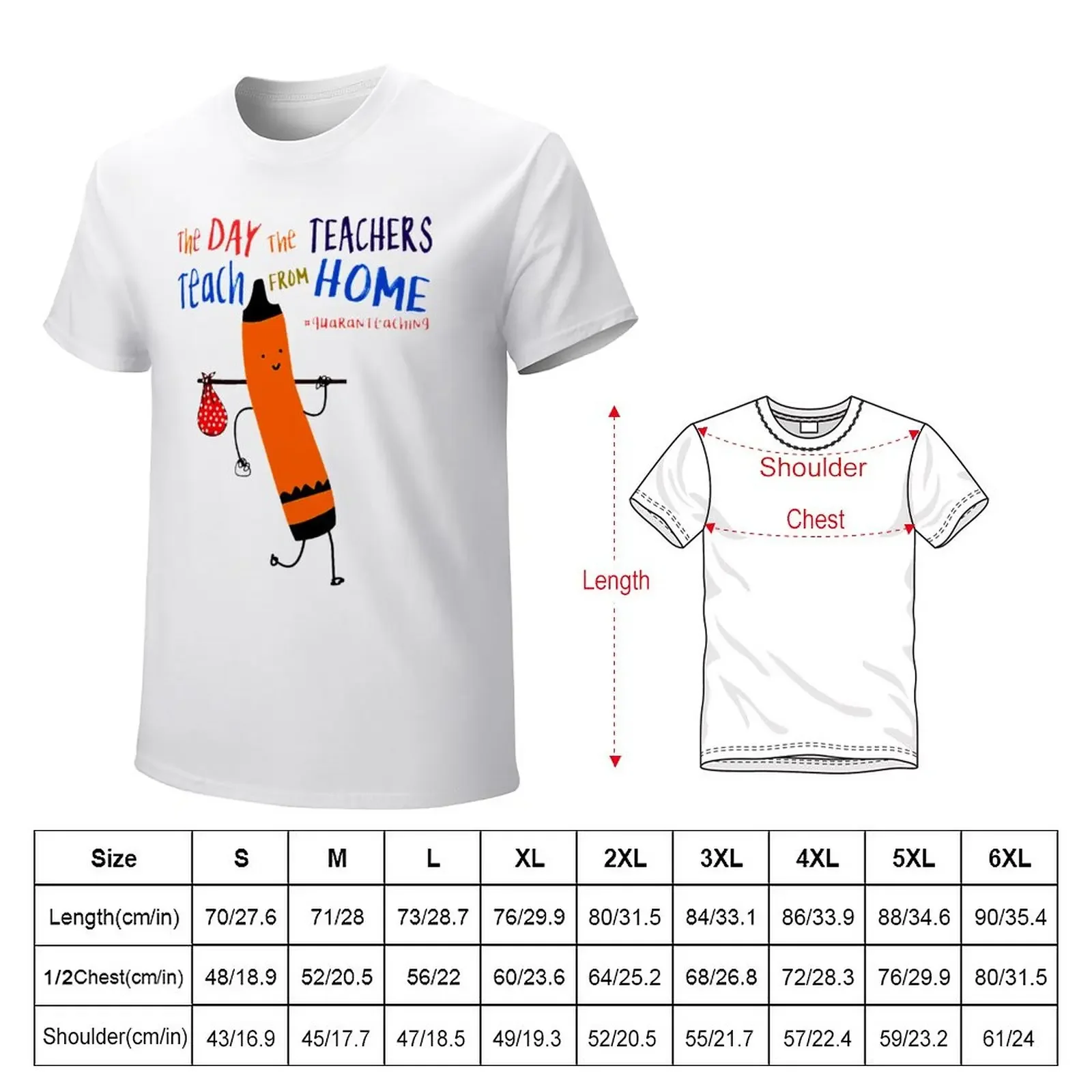 The Day The Teachers Teach from Home Gift For men and women, Gift for Teachers T-Shirt anime clothes t shirts for men pack