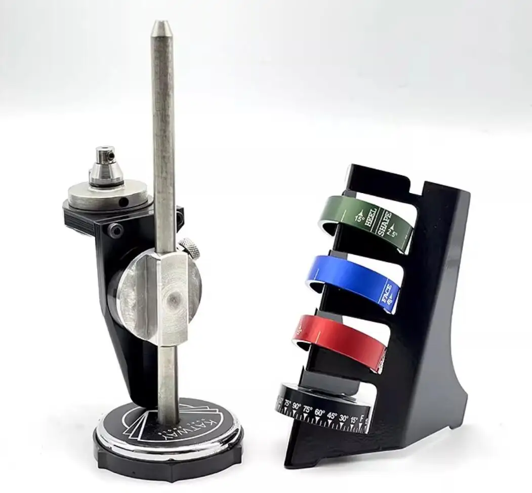 Dual Angler Sharpener for Engraving Machine - High Speed Desktop Gold Metal Striking Grinding Tool for Jewelry Making 6.0 6.3mm