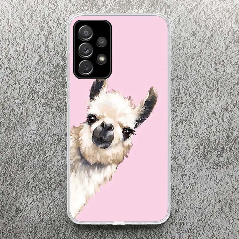 Lama Llama Alpacas Phone Case for Samsung Galaxy A14 A54 A15 A55 A13 A53 A12 A52 A25 A35 A24 A34 A23 A33 A22 A32 A04S A03S A02S