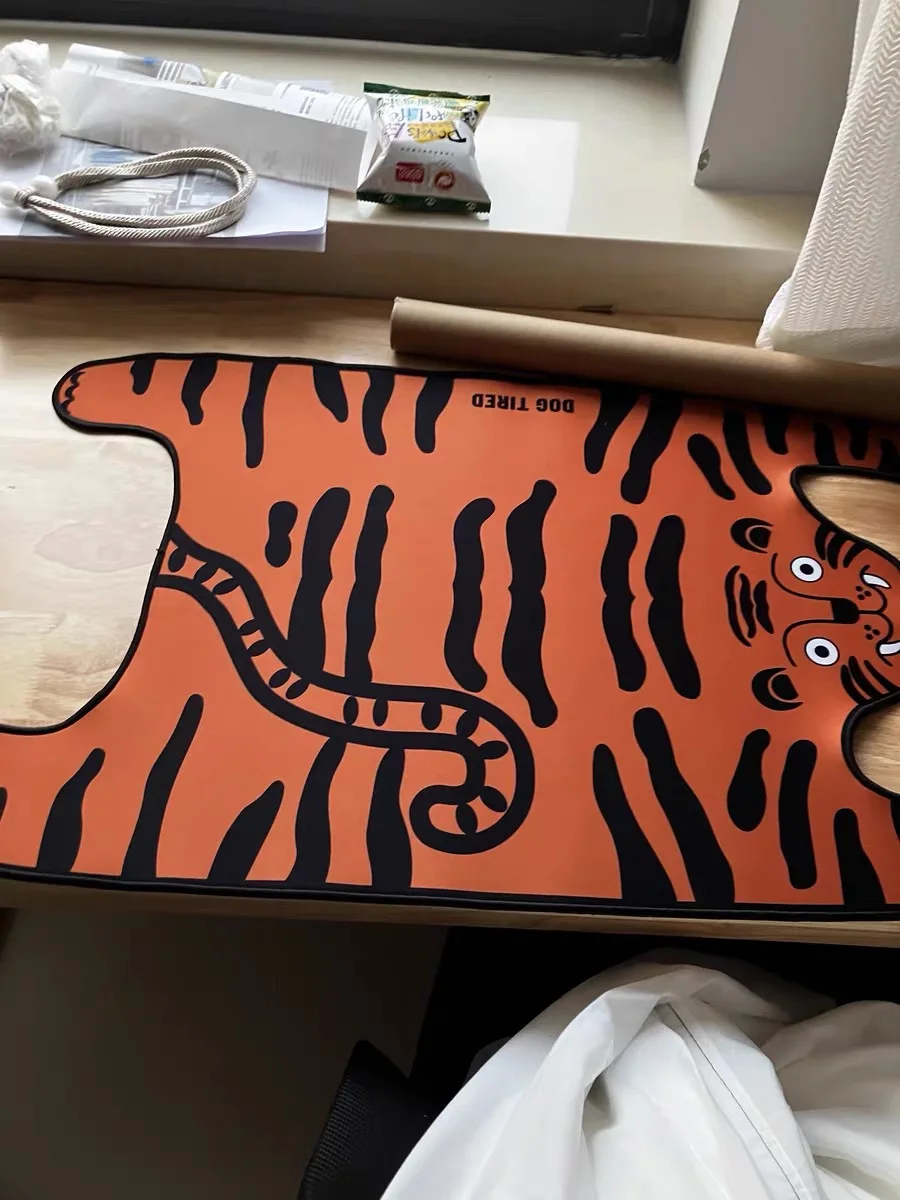 Original design DOG TIRED cute tiger creative cloth office computer pad mouse pad desk mat