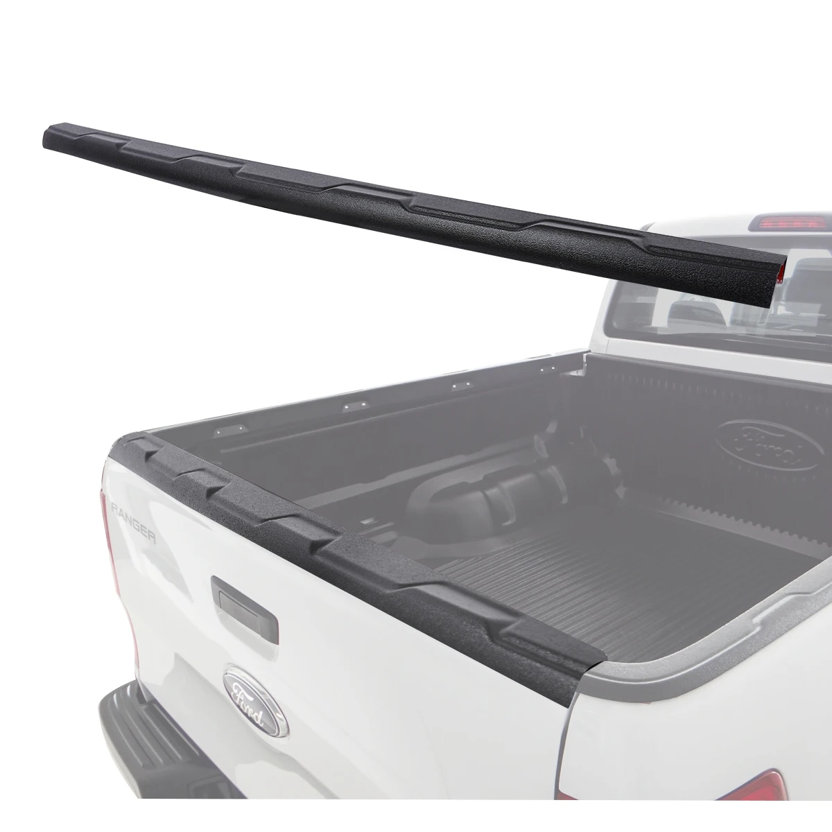 Heckklappen-LKW-Verkleidung für Ford Ranger Wildtrak 2012 2013 2014 2015 2016 2017 2018 2019 2020 2021 2022 Ladebett schienen schutz – Detail 1