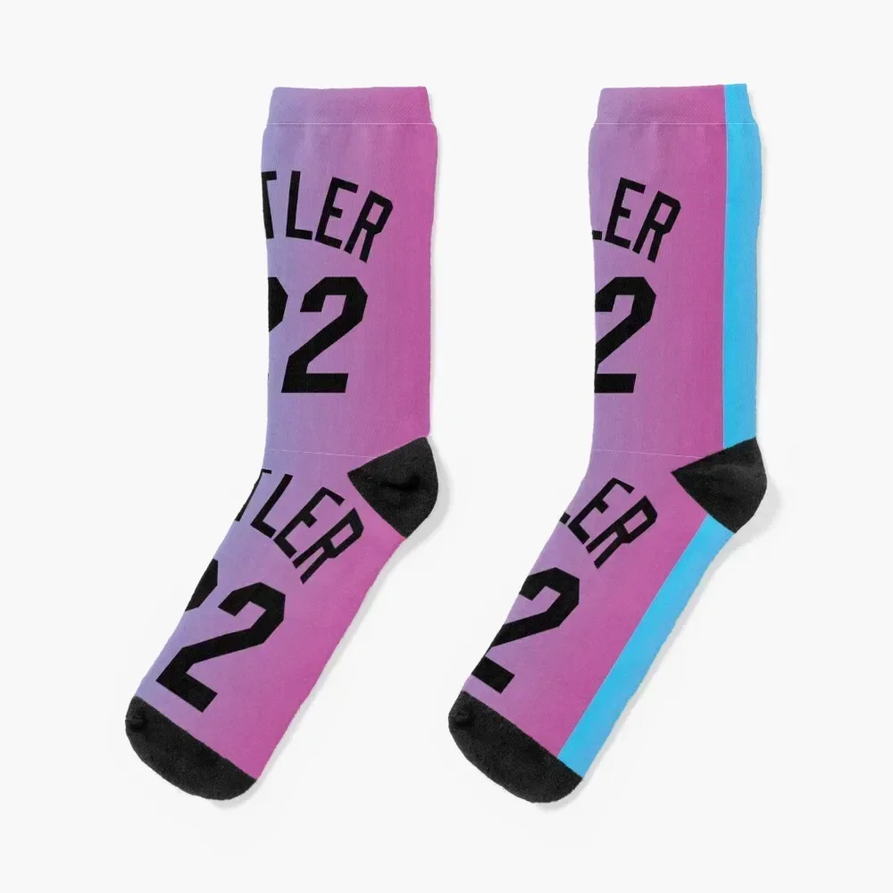 Jimmy Butler - Miami Vice 2021 Fade Socks moving stockings custom Socks For Girls Men's