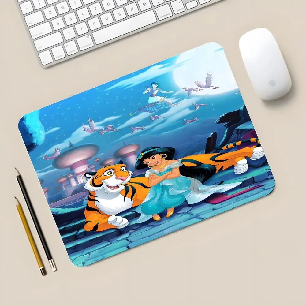 Disney Aladdin Princess Jasmine and Prince Mouse Pad  universal desktop laptop simple office rubber small non-slip pad 450x400