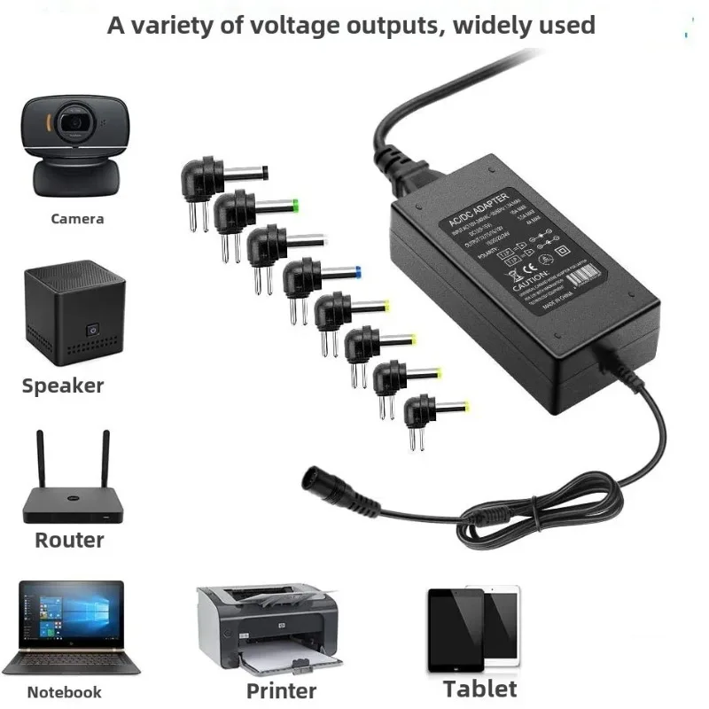 Adaptador de corriente universal portátil para laptop de 12V 15V 16V 18V 19V 4.5A 20V 24V 120W, cargador para Toshiba, HP, Asus, Acer, Sony, Lenovo