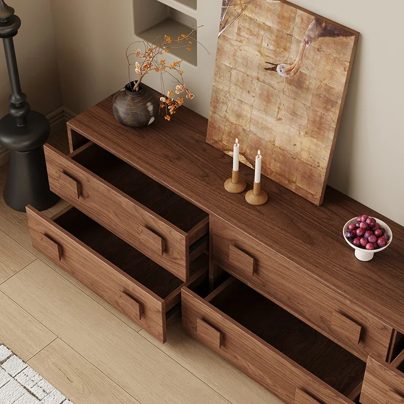 Storage Dark Brown Tv Stand Design Normal Vertical Wooden Minimalist Tv Stand Modern Nordic Mueble Para Televisor Furniture Home