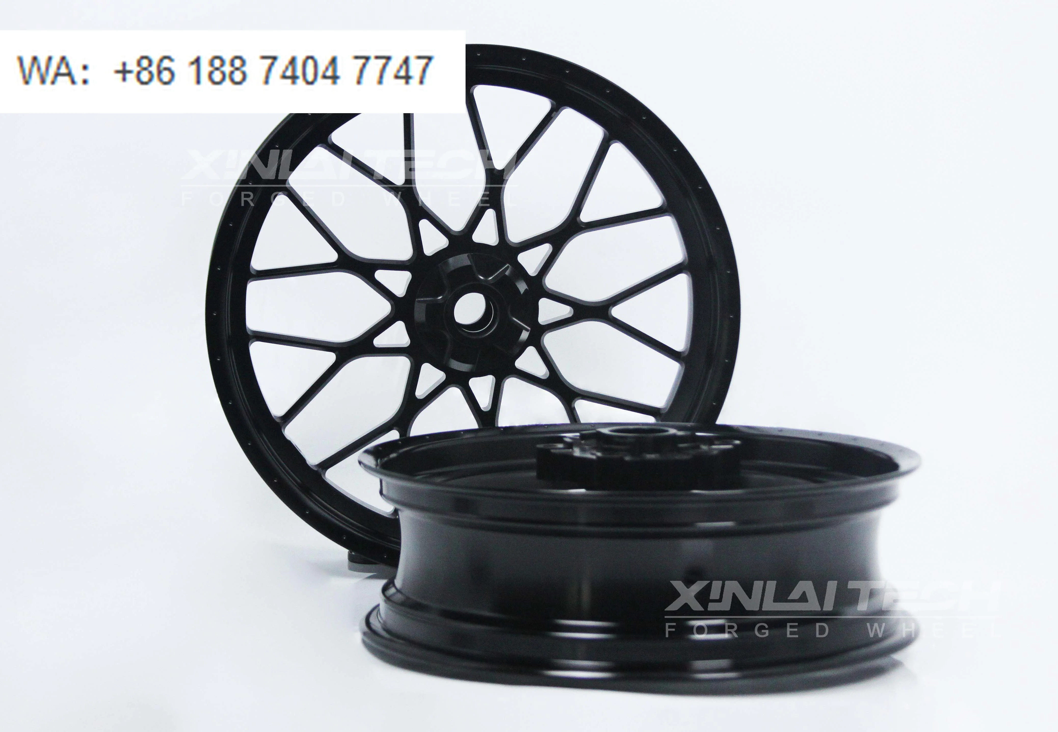 XL Forged Sportbike Aluminum Alloy Forged Motorcycle Wheel Lightweight Racing Wheels Custom Supermoto Wheels for Ducati Kawasaki
