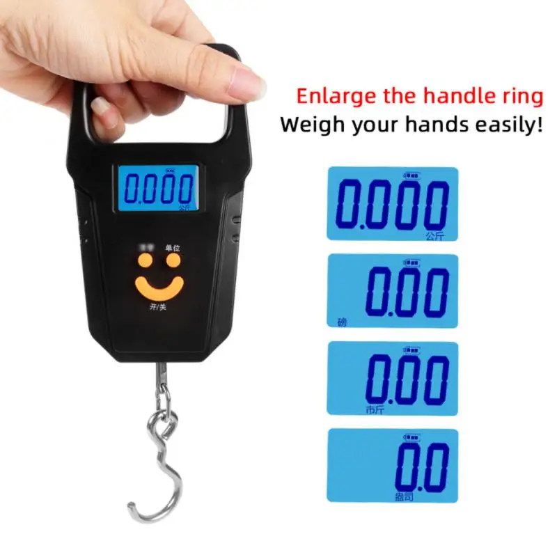 Fishing Scale 110 Pounds/50 Kg USB Charging BackLight LCD Display Electronic Balance Digital Hook Scale Portable Weighting Tool