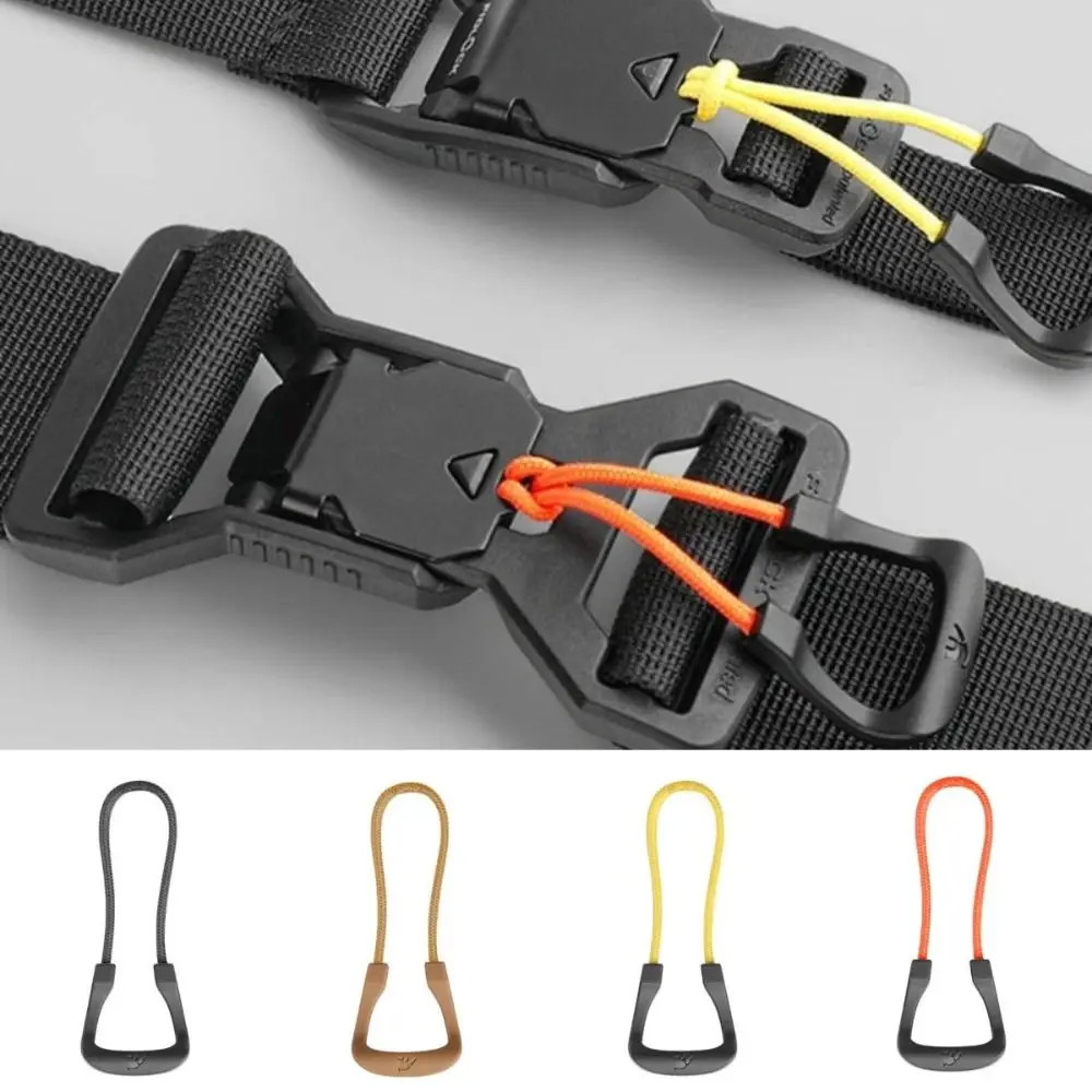 Pull-tail Rope Colorful Zipper Puller High Elastic Replaceable Pull String Modified Detachable Ring Puller Outdoor