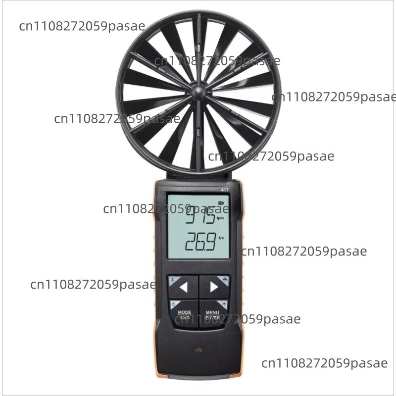 

417 Impeller Anemometer Wind Speed Measurement Air Volume and Temperature Flow Rate Measurement