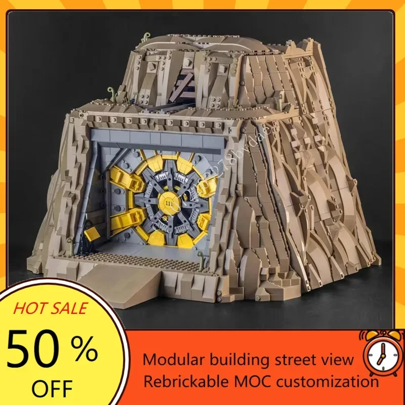 

4260PCS Working Vault MOC Custom Street View Architecture Puzzle Creative Technology DIY Educational Assembly Toy Gift