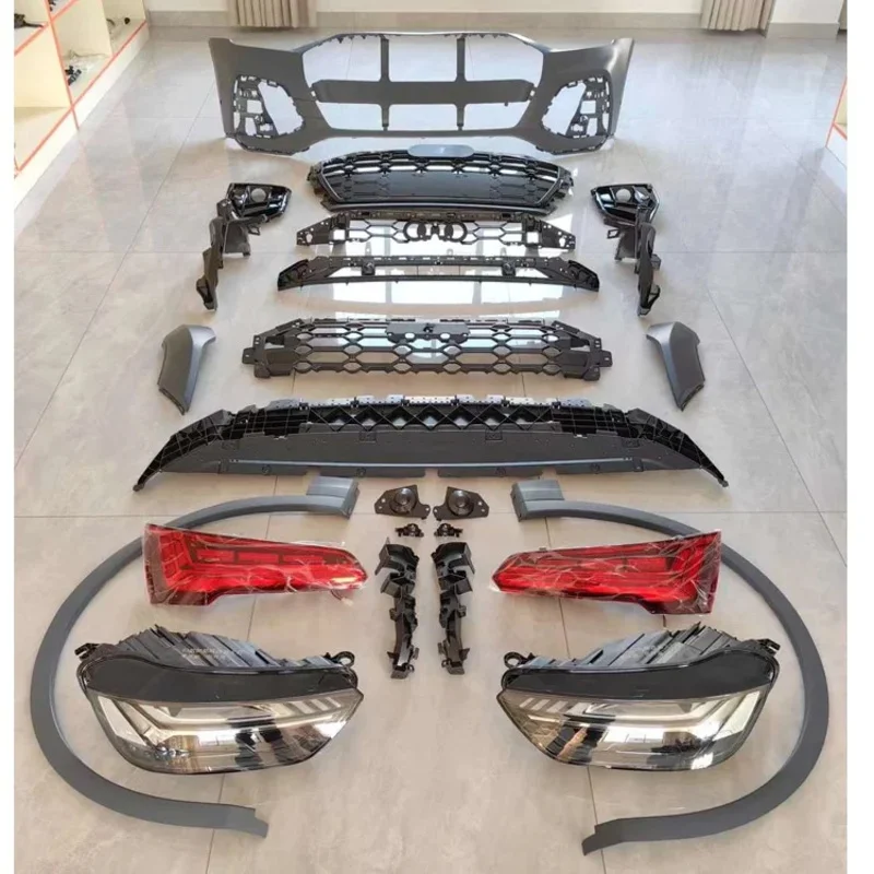 

Factory Sold 2016-2018 Q5 Upgrade 2024 Bodykit Front Bumper Headlight Tail Light Rear Bumper Diffuser Hood Body Kits for