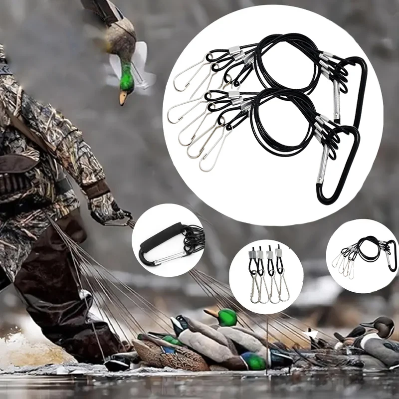 

3 м 2 мм якоря для приманки, весы, не спутывающиеся якоря для приманки для охоты на утках, установка для приманки для охоты на водой