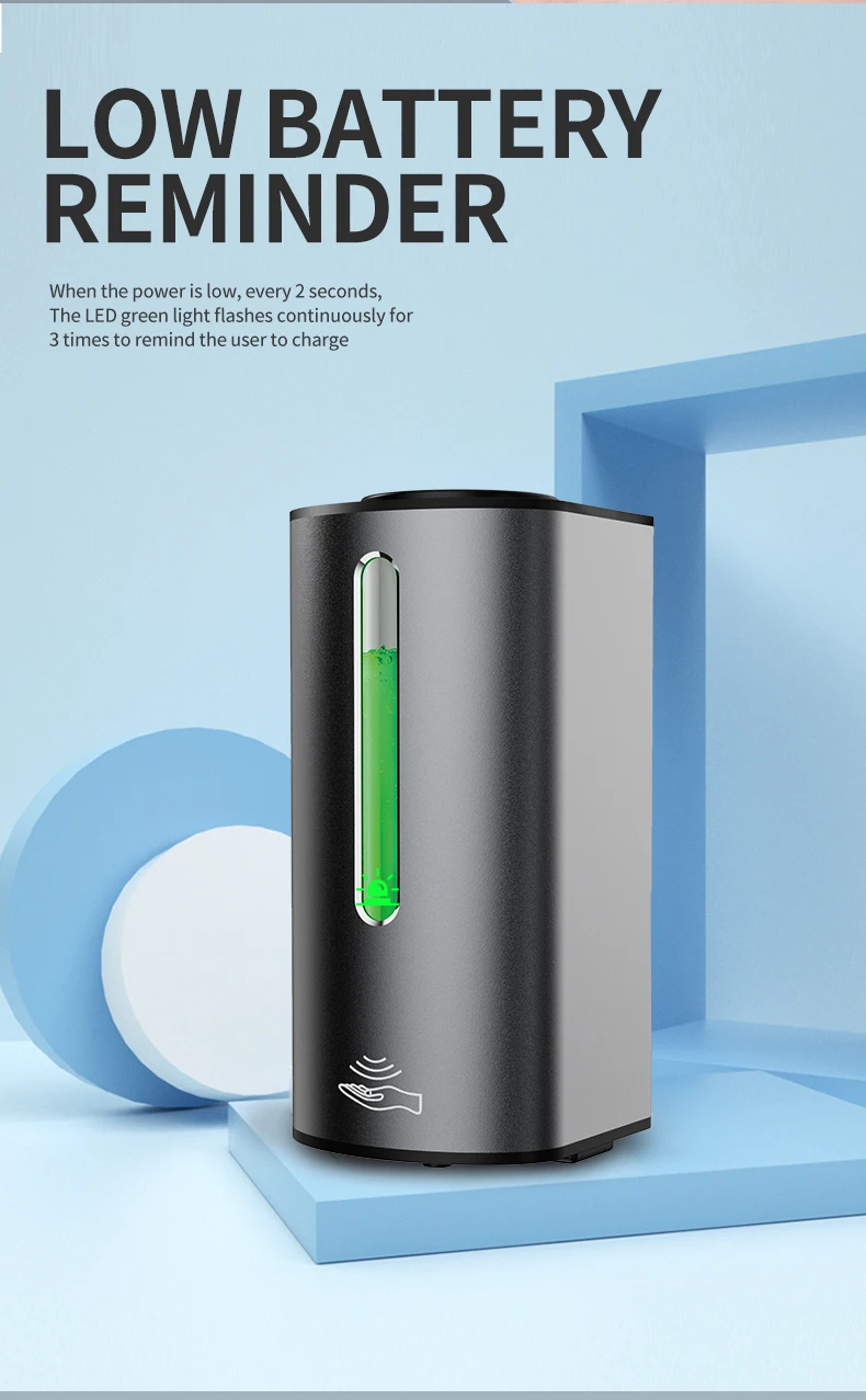 Youpin Metal Soap Dispenser, máquina Automática De Desinfecção De Indução, distribuidor De Sabão De Parede