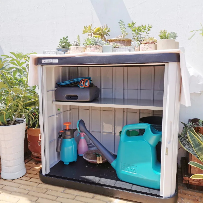 تخزين الحديقة الخارجية واقي من الشمس مقاوم للماء أدوات الحدائق الخارجية خزانة القفازات
