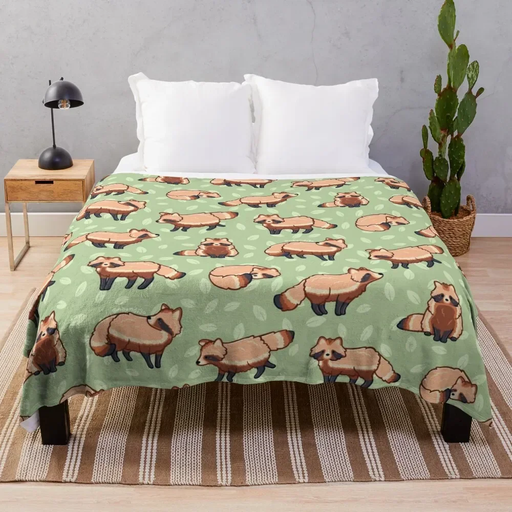 

Tanuki Throw Blanket Summer Personalized Gift Blankets